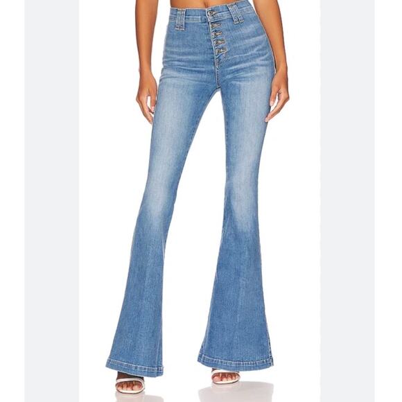 Veronica Beard Sheridan Bell-Bottom Jeans lakeshore wash size 29 CL - Picture 2 of 8